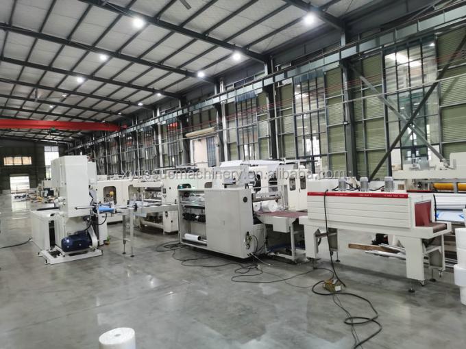 Красивый дизайн от точки до точки ламинирование рельефная кухонная полотенца бумаги переворачивающей машины 11