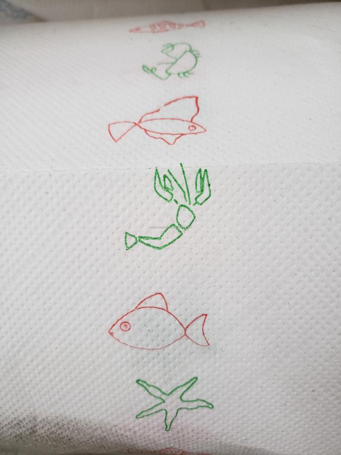 Красивый дизайн от точки до точки ламинирование рельефная кухонная полотенца бумаги переворачивающей машины 10