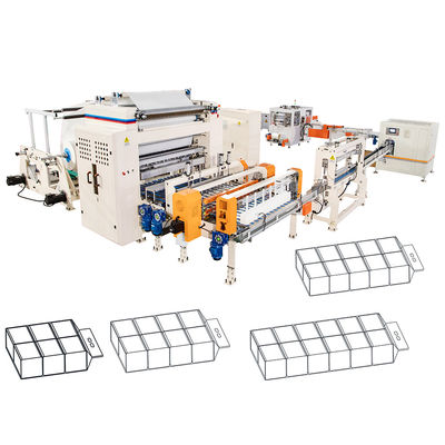 Новейшая 1/2 Fold Soft Bag Pack Facial Tissue Paper Machine Производственная линия ¢ Высокоскоростная автоматическая система передачи и упаковки